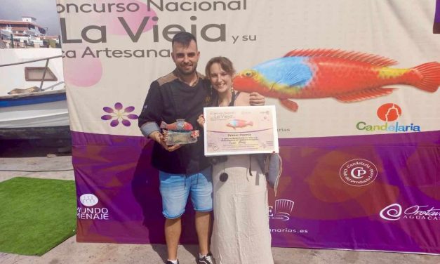 Rubén Álvarez (Nueva Santuca, Santillana del Mar) gana el II Concurso Nacional sobre La Vieja y su Pesca Artesanal en Tenerife