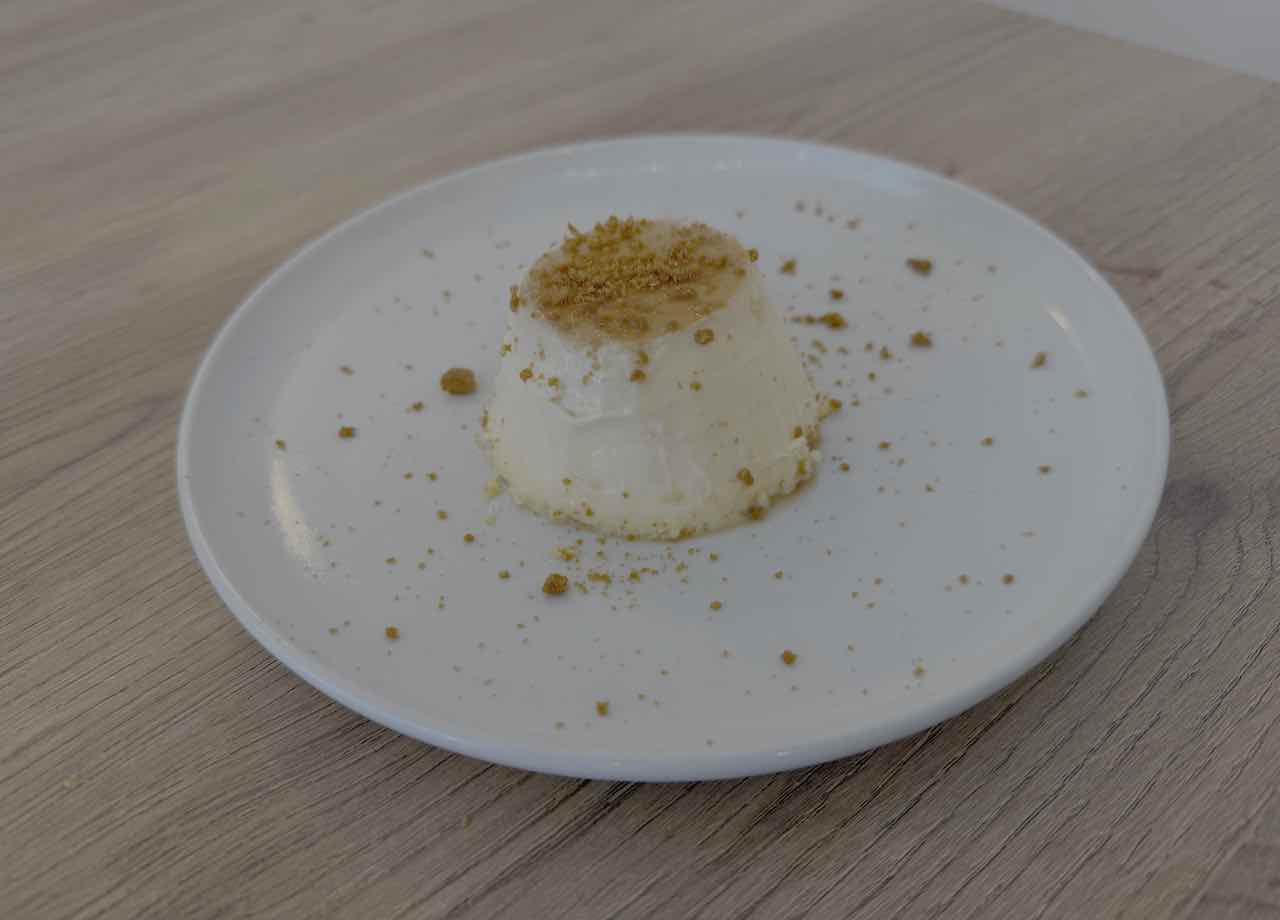 Flan de vainilla de la Arrocería La Jibia en Muriedas (Camargo, Cantabria)