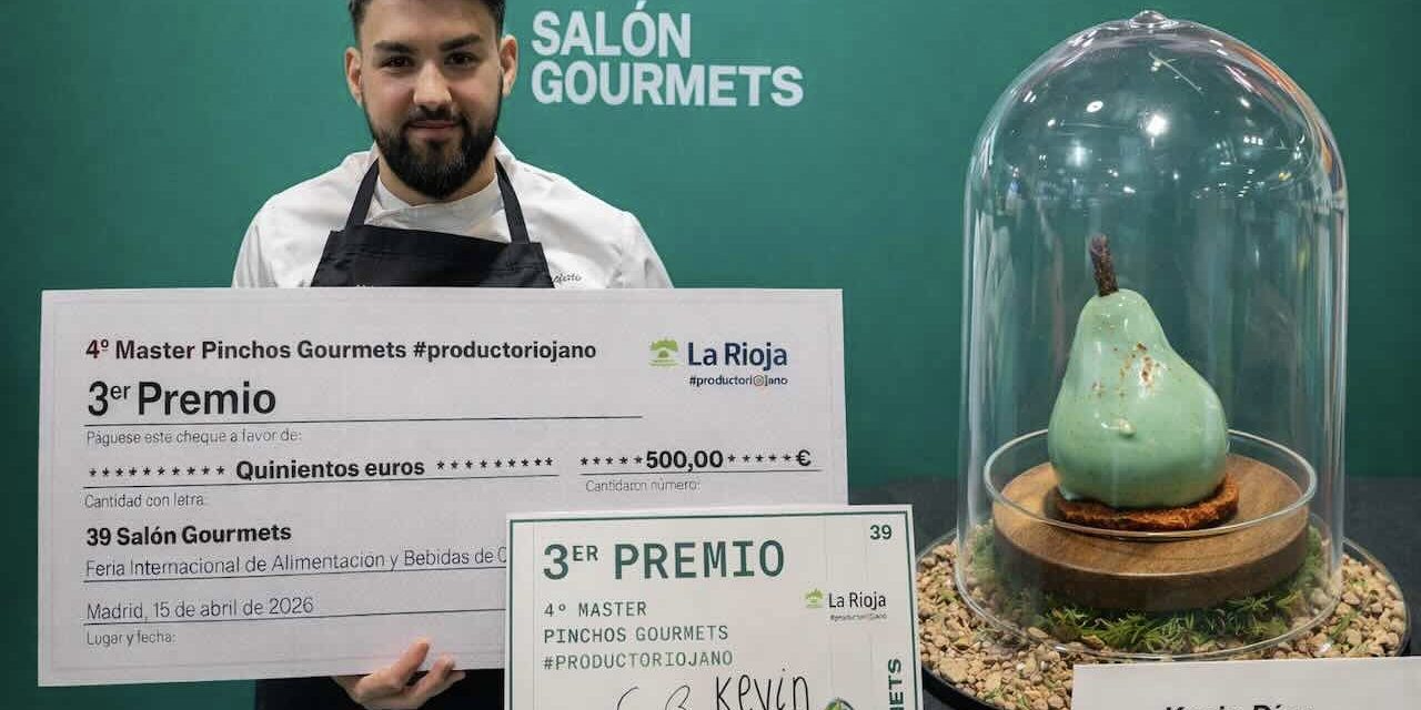 El majorero Kevin Díaz, de Casa Lucita (Muriedas), lleva a Cantabria al podio del Salón Gourmets con “Pasiega”