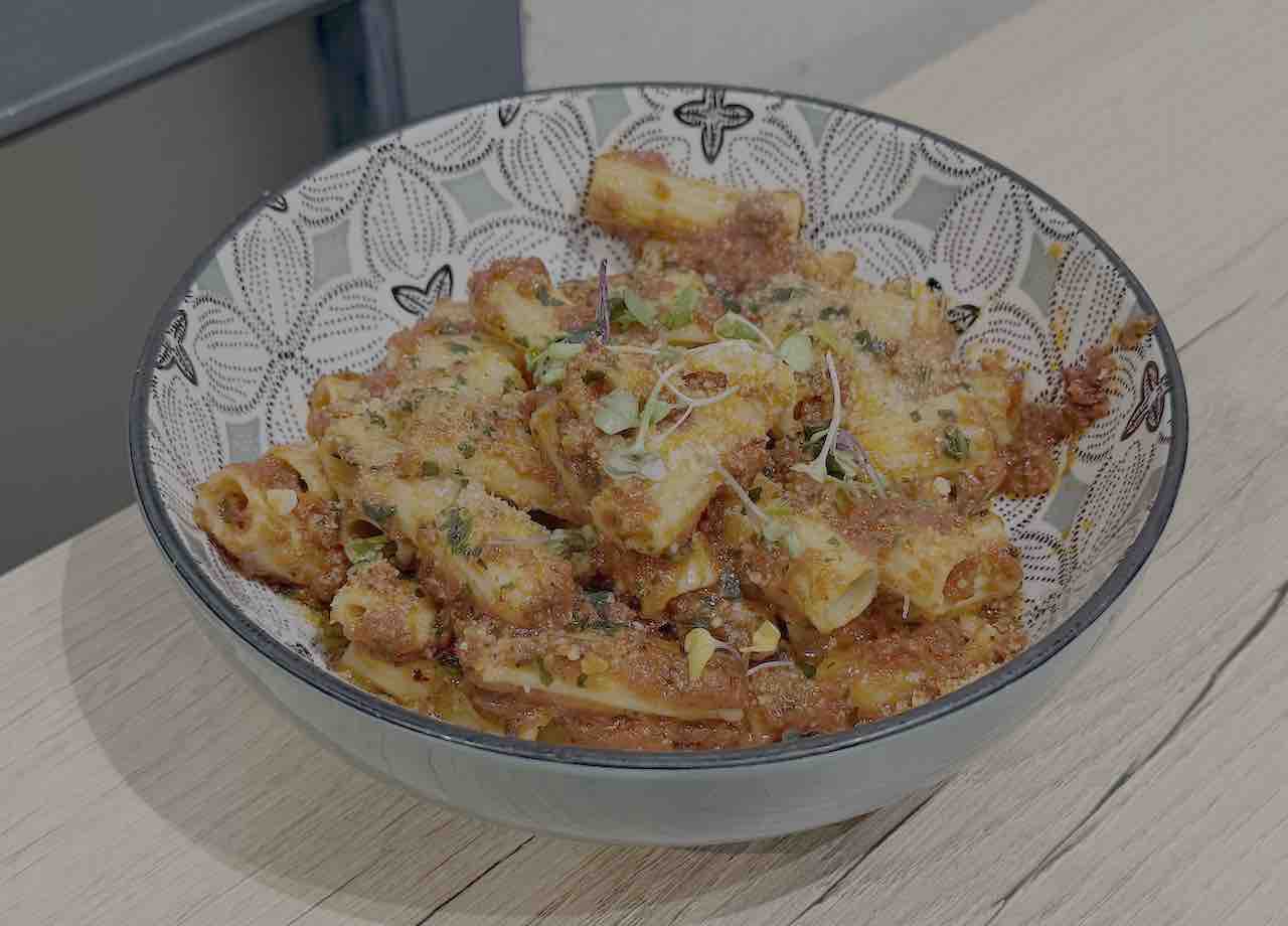 Pasta arrabbiata del restaurante Marcello, en la calle Floranes de Santander, referente de cocina italiana clásica en Cantabria