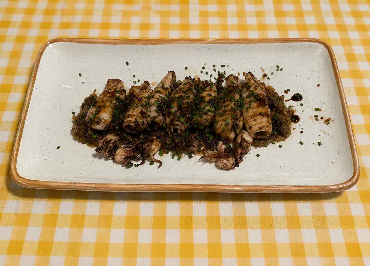 Chipirones encebollados de La Casa de Revert en Santander, Cantabria