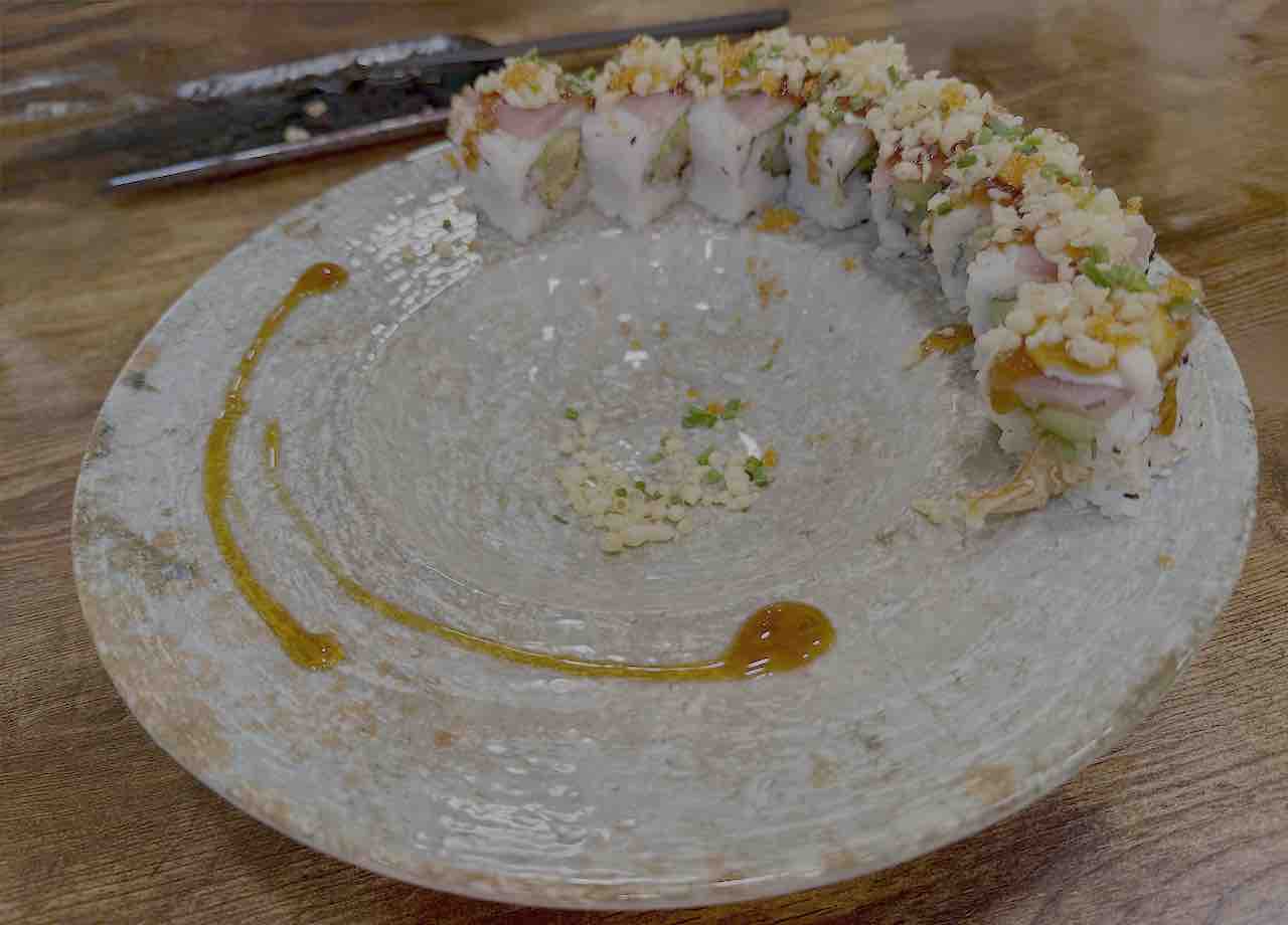Atún Crispy Fusion Roll Kali Sushi Bar Santander