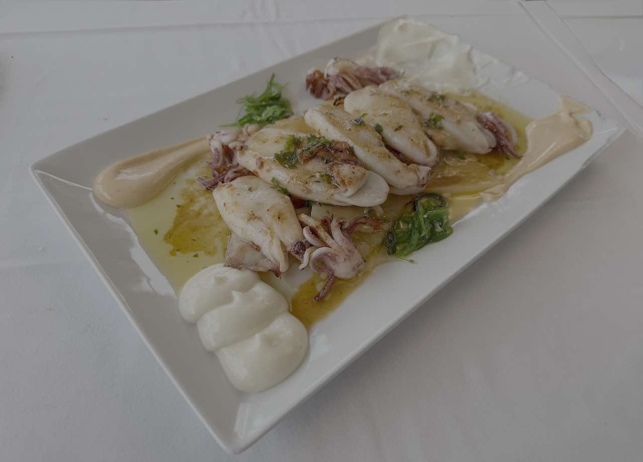 Chipirones a la plancha Las Olas Santander