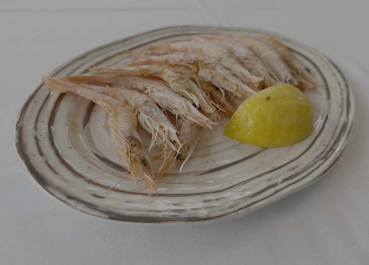 Gambas a la plancha Las Olas Santander
