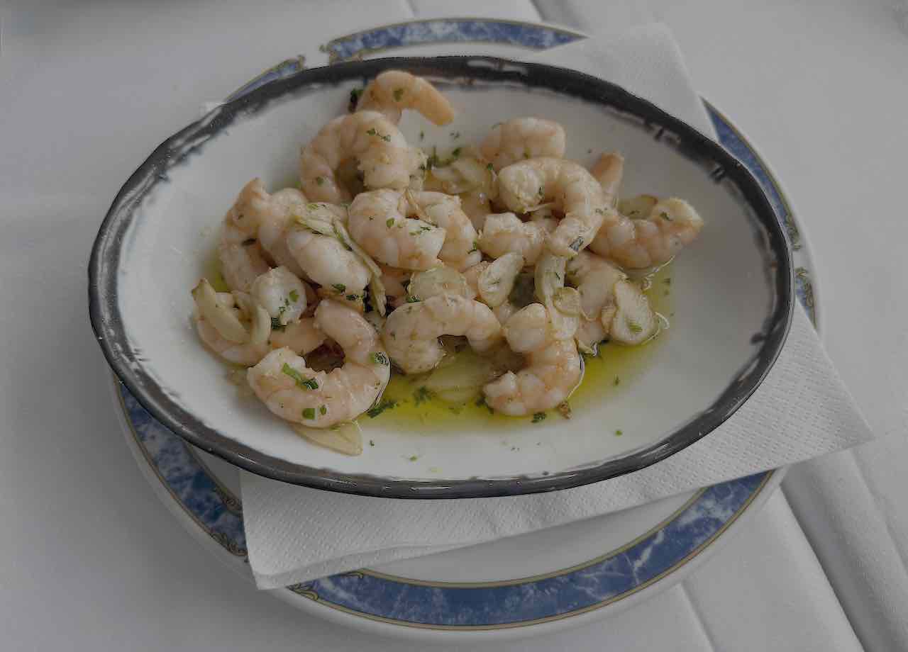 Gambas al ajillo Las Olas Santander