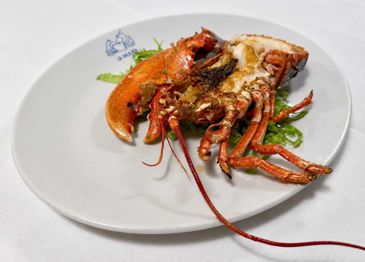 La Mulata Santander bogavante a la plancha