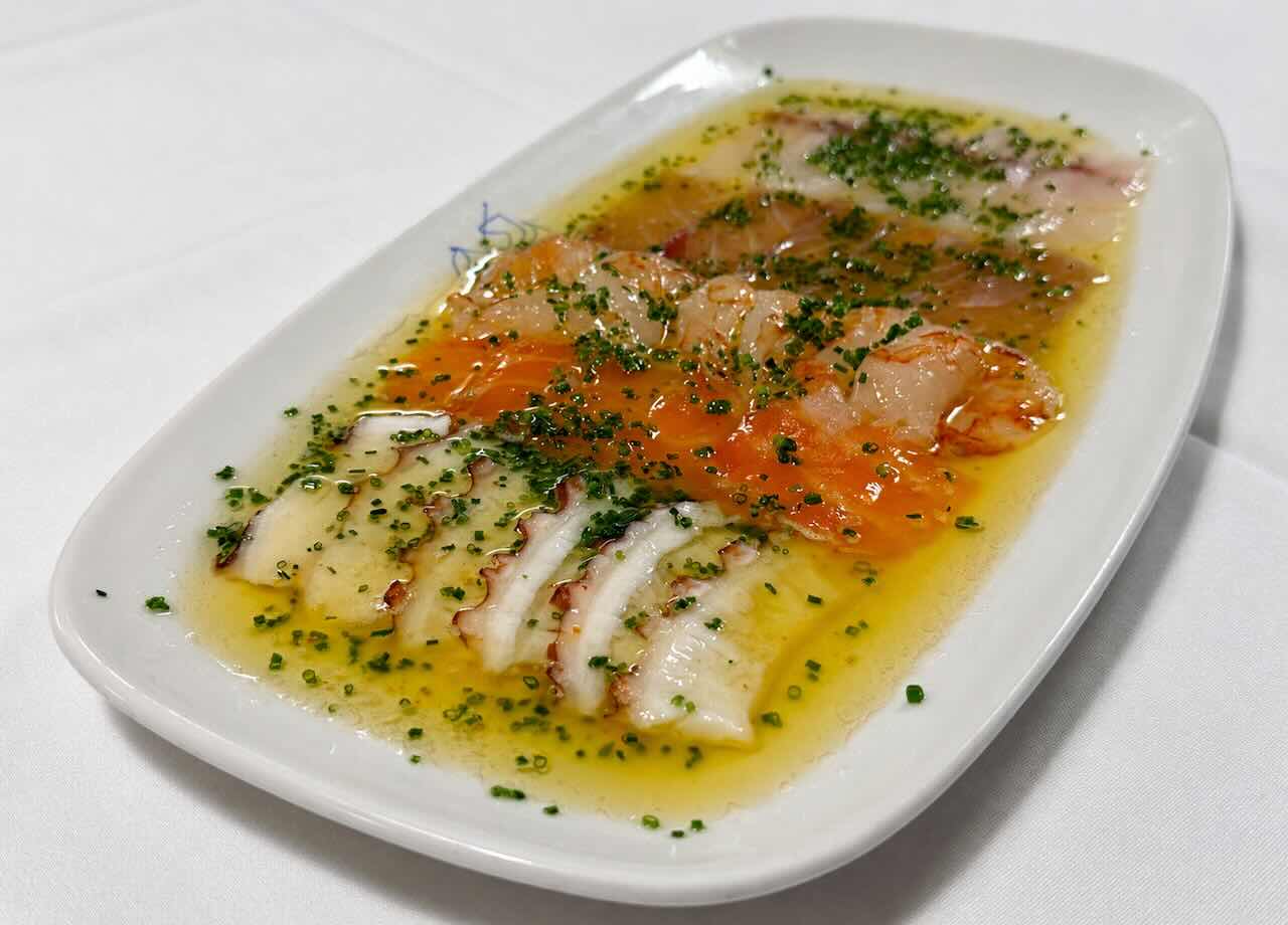 La Mulata Santander carpaccio variado