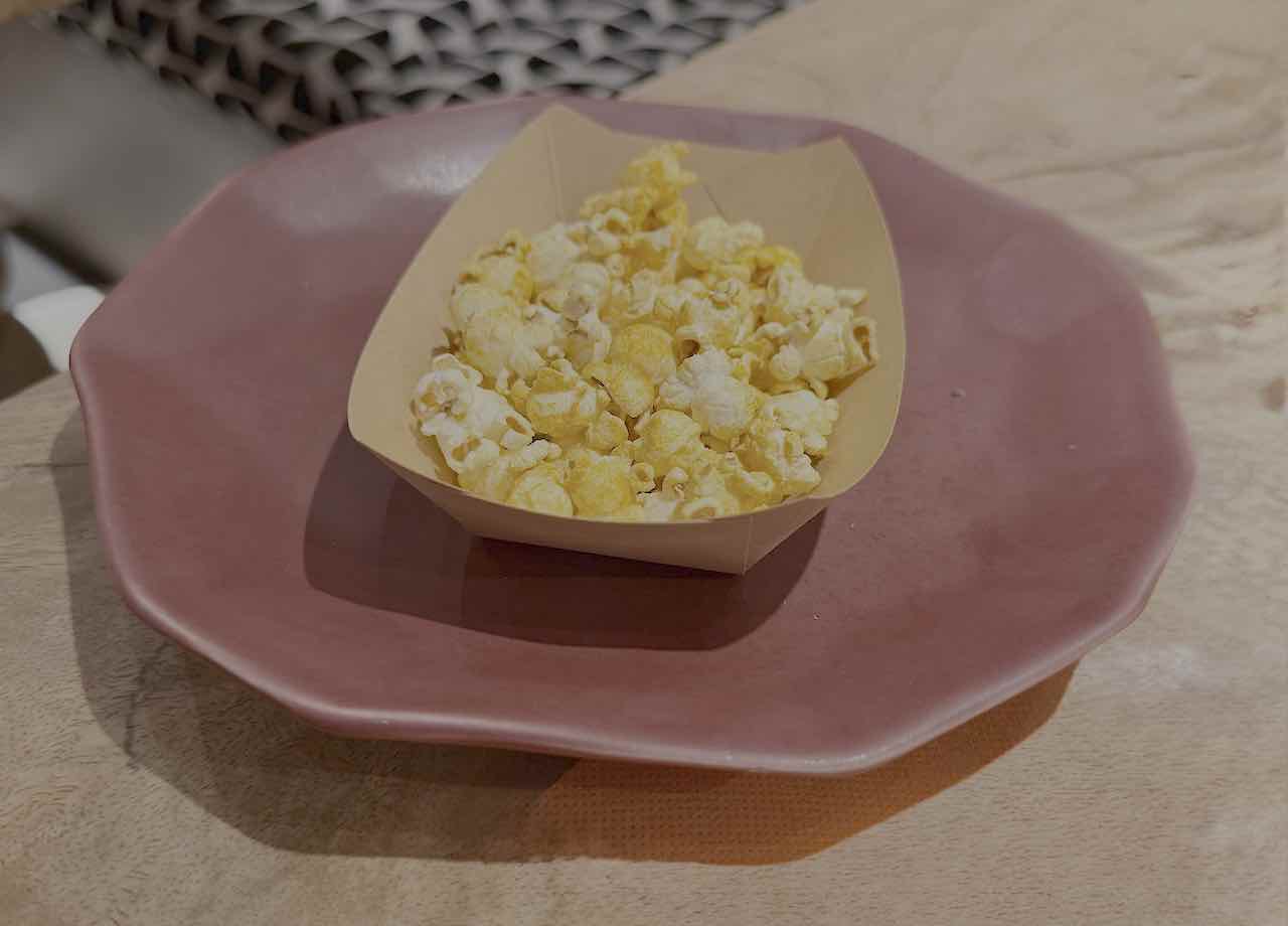 Palomitas con ajo y cúrcuma en Olivetta Fusión Maliaño