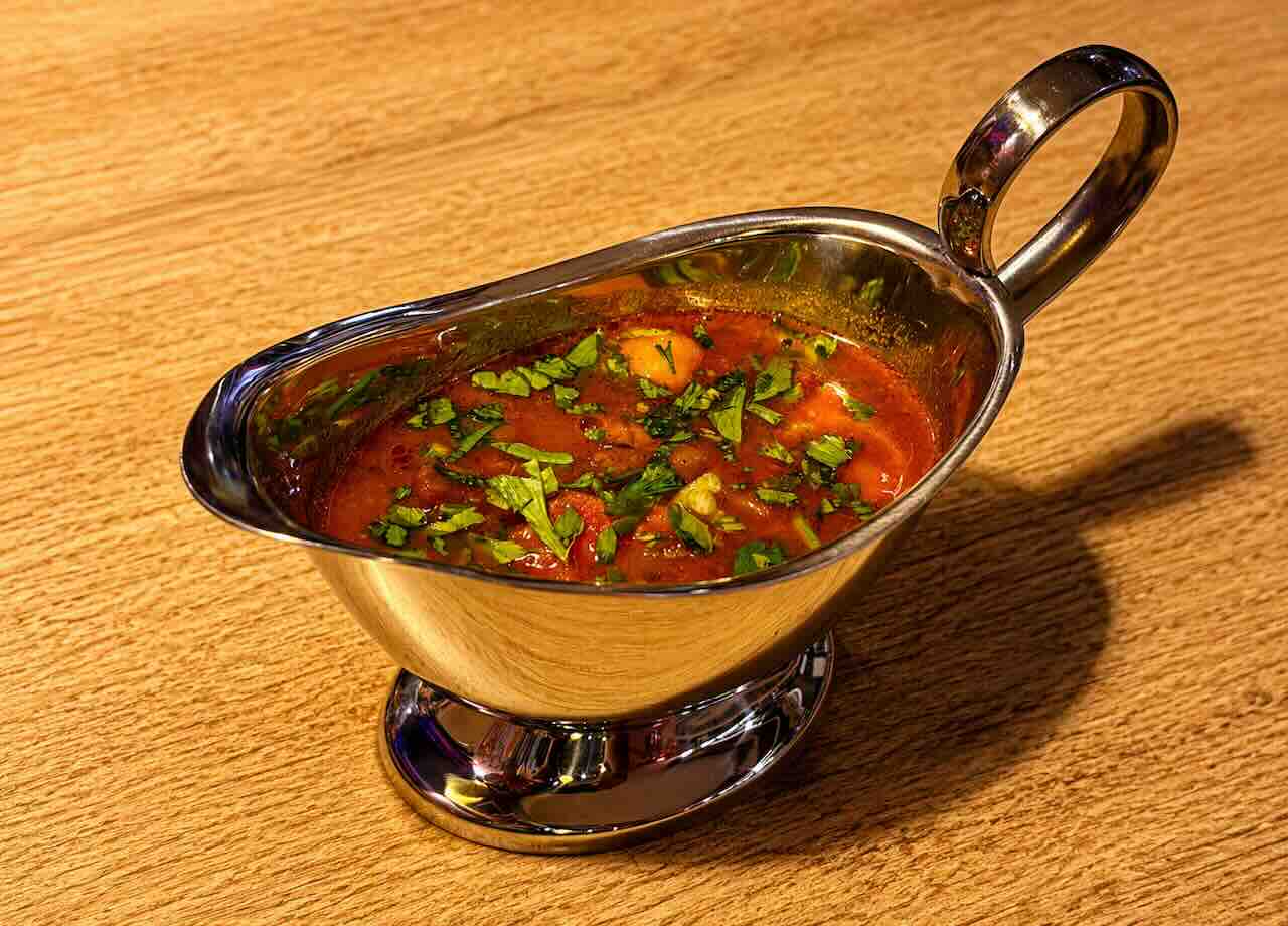 Salsa del cuscús de pollo de La Mano de Fátima en Santander
