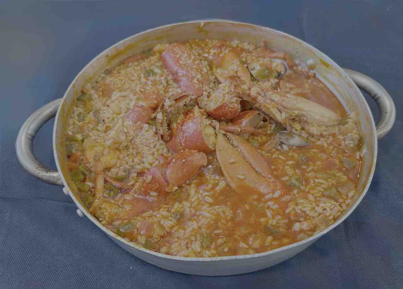 Arroz con bogavante Bar Abel Santander