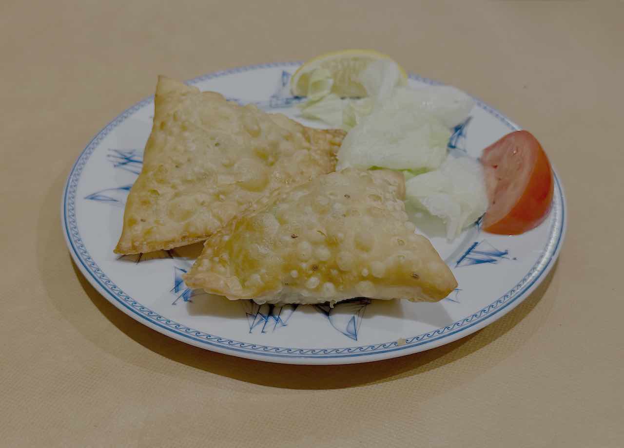 Samosas vegetales Taj Mahal Santander
