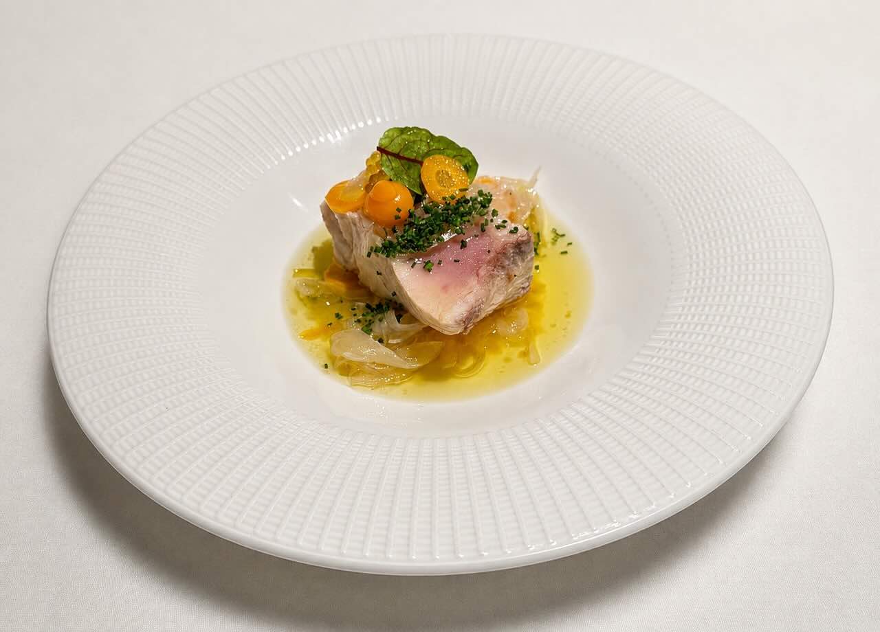 Bonito escabechado elaborado por Chisco en La Posada del Mar de Santander