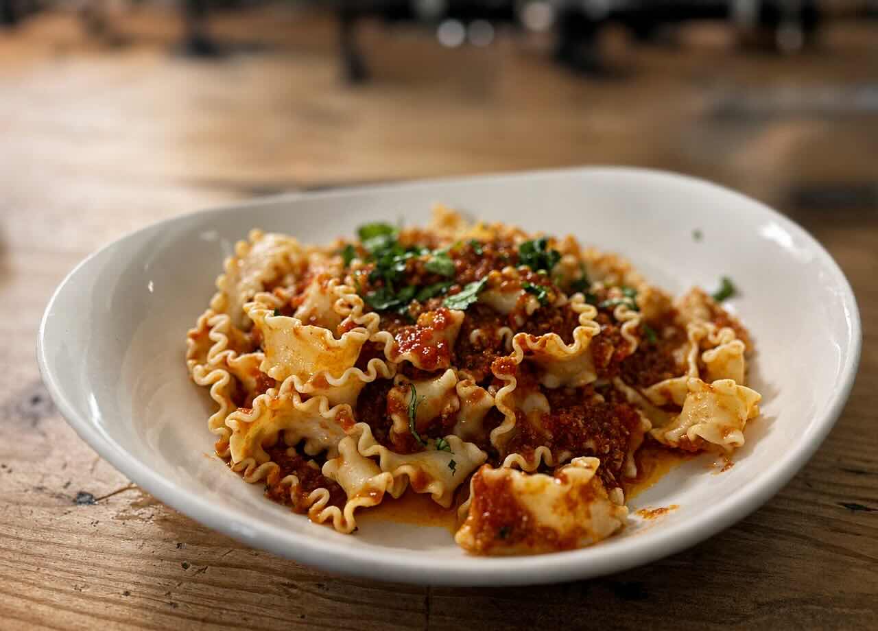 Mafaldine alla bolognese de El Italiano Santander