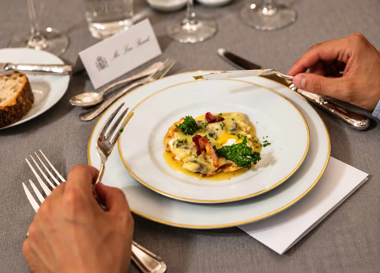 Plato servido durante From Science to Table con la participación de UMMA en Copenhague
