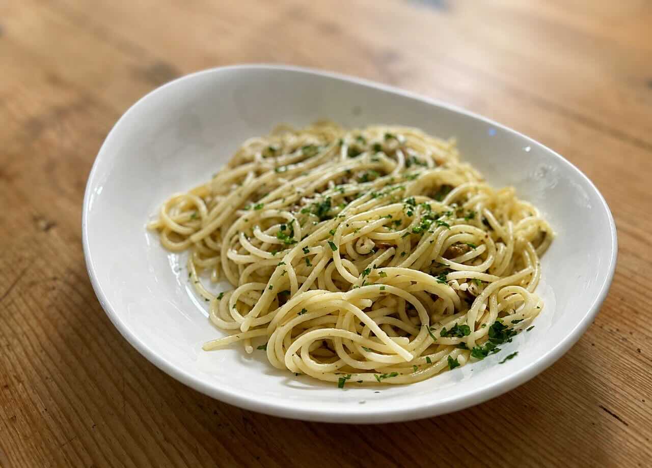 Spaghetti aglio e olio de El Italiano Santander