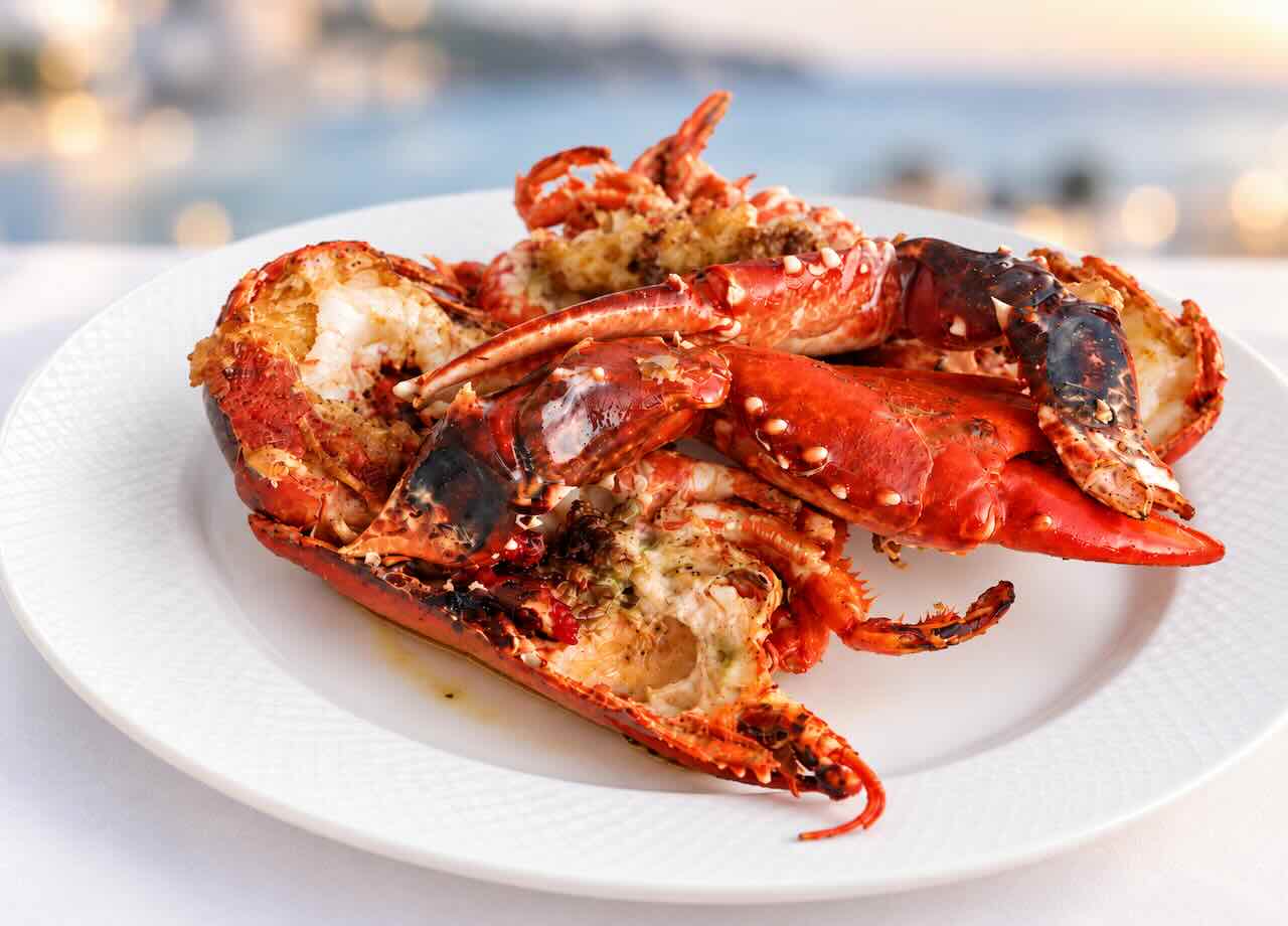 Bogavante en las Jornadas Gastronómicas del Hotel Juan de la Cosa en Berria, Santoña