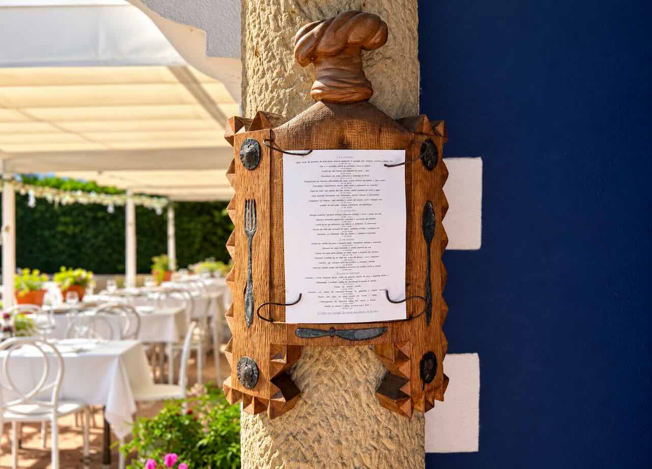 Carta del restaurante El Palacio en Tanos, Torrelavega