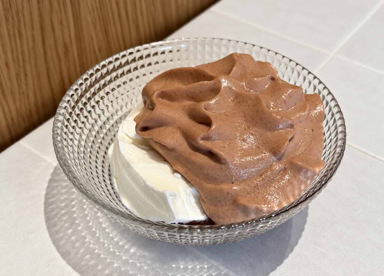 Chocolate, caramelo y yogur de La Taberna de Halma