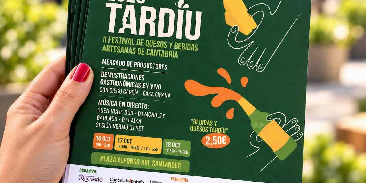Tardíu 2026 reunirá en Santander quesos, bebidas artesanas y cocina cántabra